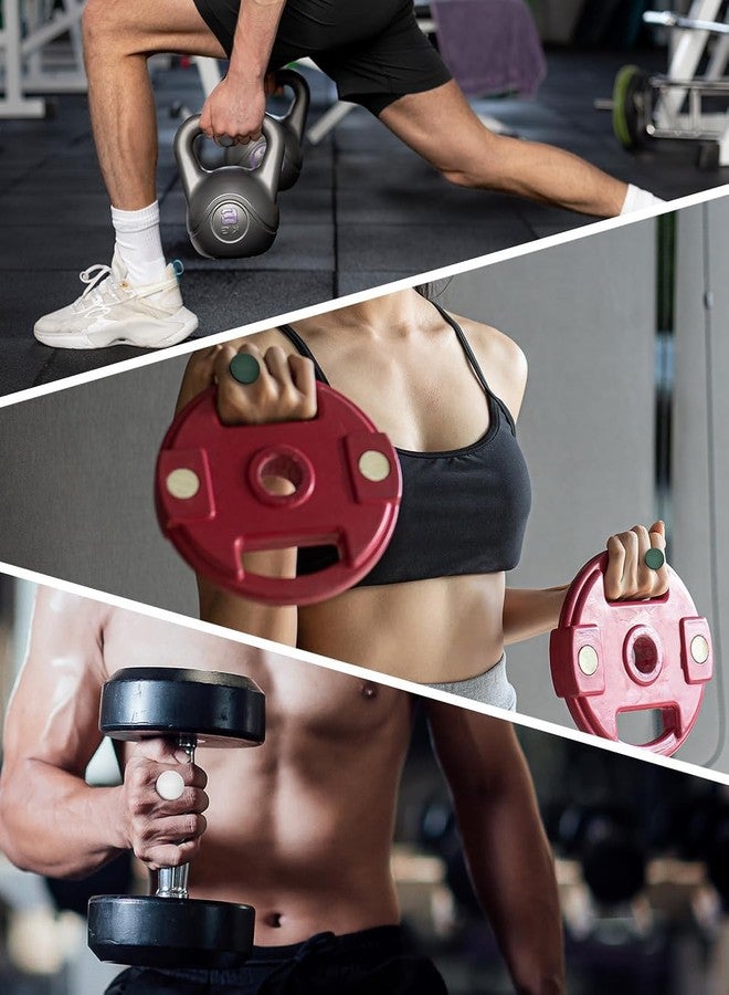 TAGUDA New Anti-Slip Workout Rubber Gym Grips Deadlifts Palm Protection Gloves for Weight Lifting, Dumbbell, Deadlift, Gym Training and Exercise for Men Women (Rubber Grip with Thumb) - Image 5