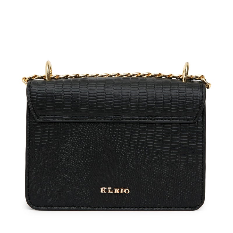 KLEIO Vegan Leather Cross Body Mini Sling Bag for Women & Girls - Maroon - Image 5