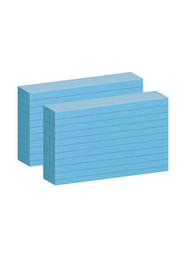 1InTheOffice Blue Index Cards 3X5 Ruled Ruled Index Cards 3X5 Blue 200 Cards  - Image 3