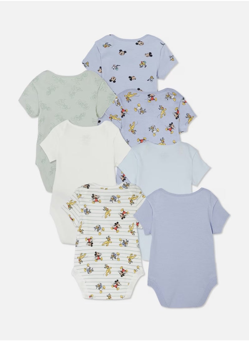 7pk Disney's Mickey Mouse & Friends Bodysuits
