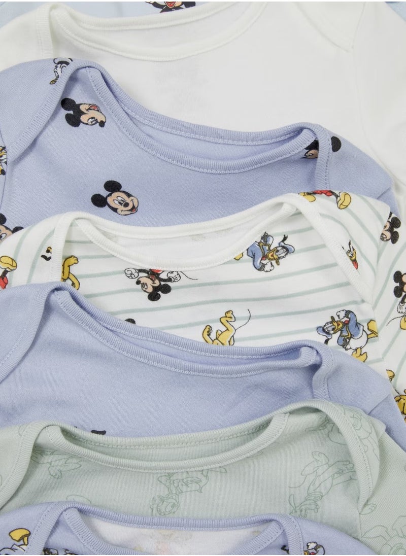 7pk Disney's Mickey Mouse & Friends Bodysuits