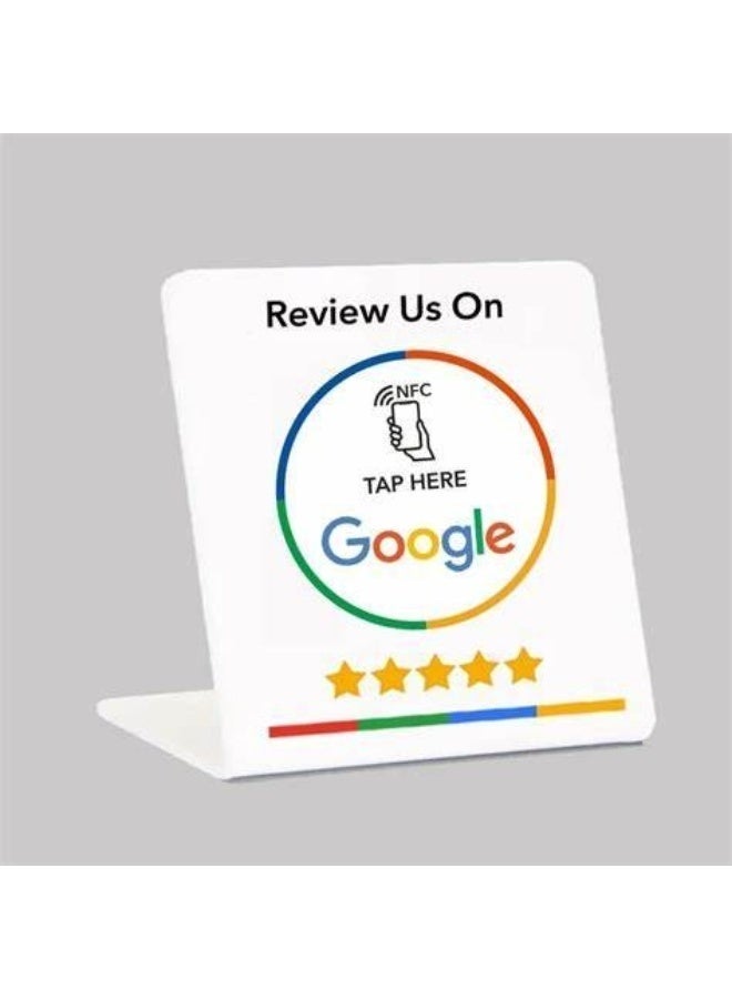 Google Googlê  Review NFC Stand Review Us on Googlé | Ready to be activated instantly with your Google Review URL - Image 2