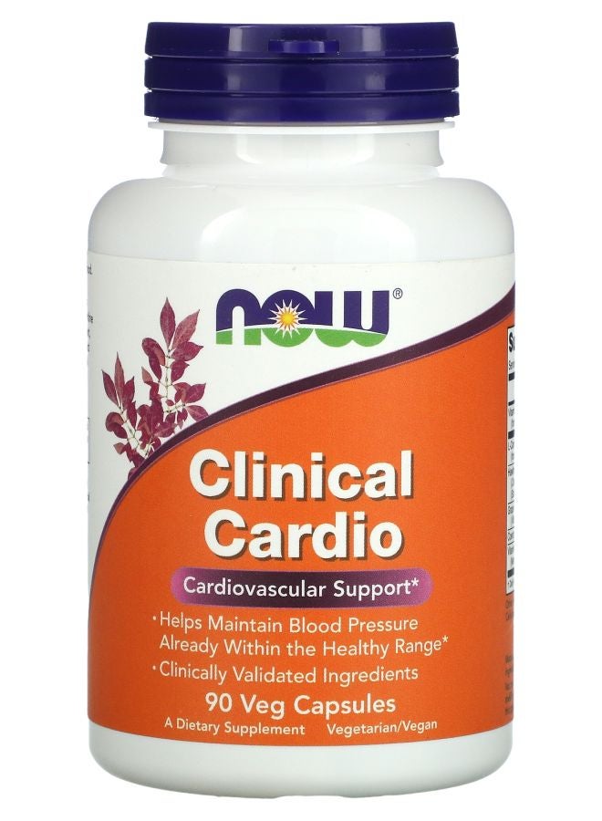 now Clinical Cardio Cardiovascular Support 90 Veg Capsules