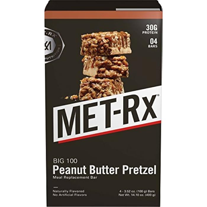 MET-Rx® Big 100 Colossal Peanut Butter Pretzel, 4ct Value Pack - Image 2