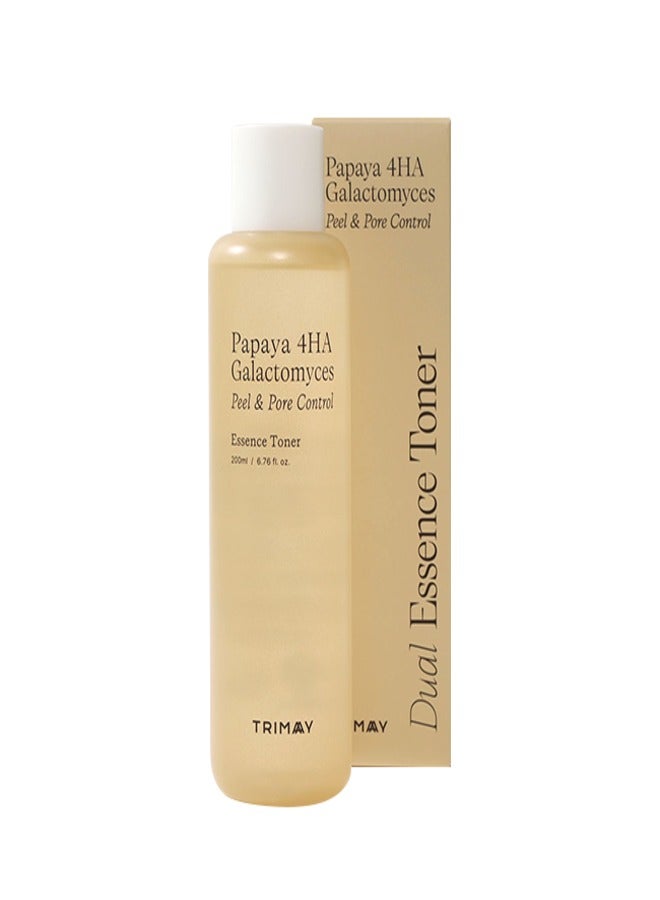 Trimay Toner-essence with papaya and galactomyces TRIMAY Papaya 4HA Galactomyces Peel & Pore Control Toner