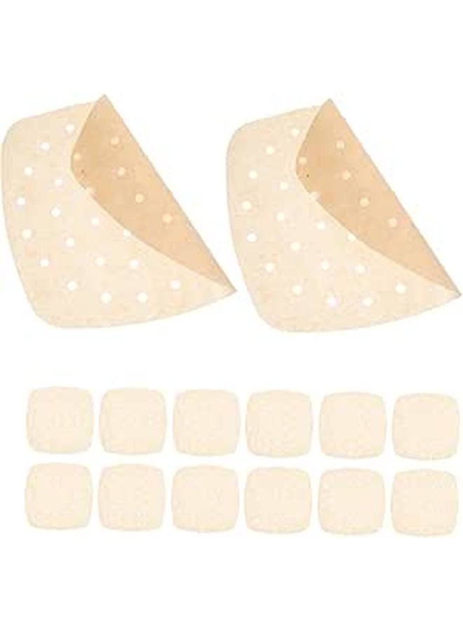 Non Stick Parchment Paper 100 Sheets Pre Cut with Holes for Air Fryer Oven Baking Oil Absorption - Image 1