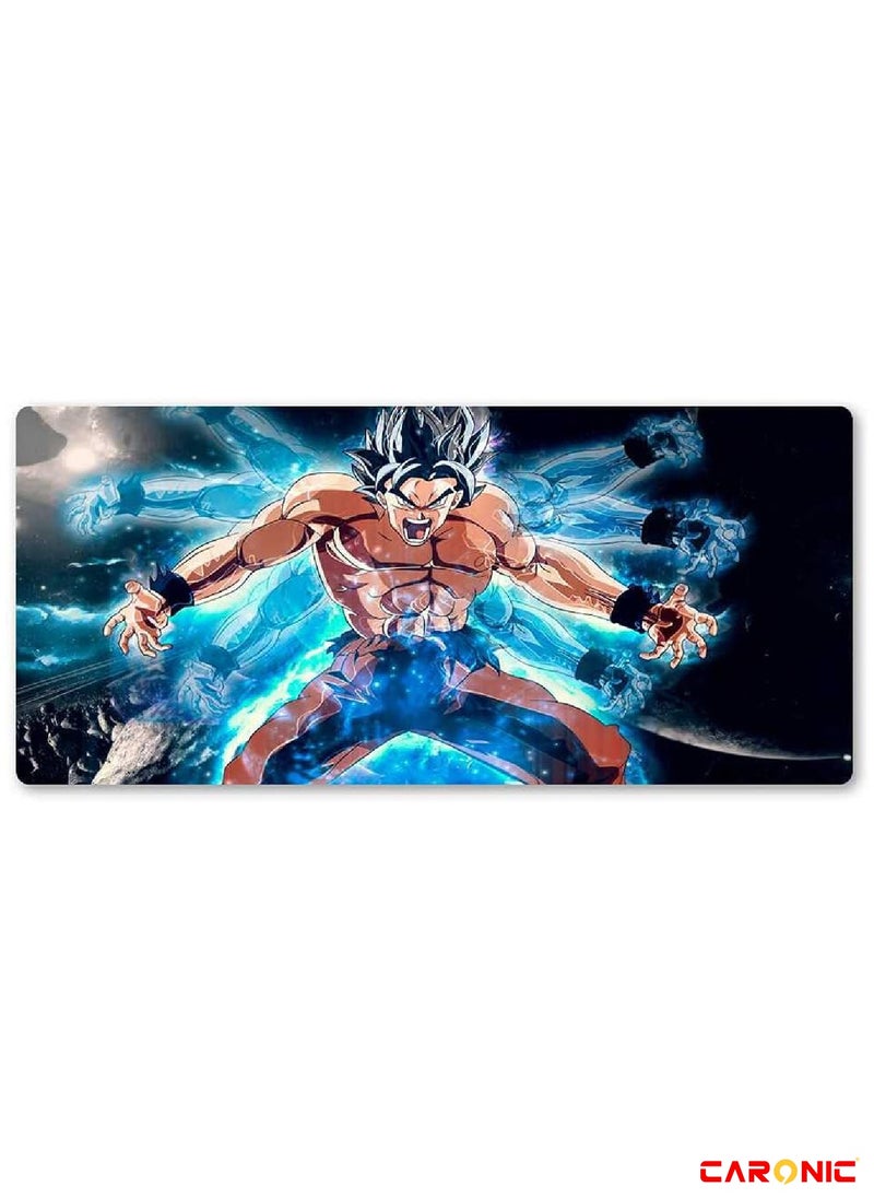 CARONIC Large Gaming Mouse Pad with Superior Micro Weave Cloth Extended Desk Mousepad with Stitched Edges Non-Slip Base Water Resist Keyboard Pad For Gamer And Office Home  Carl M1001  - Image 1