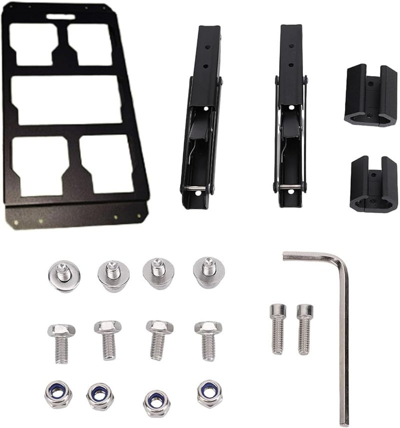 Aluminum Alloy Folding Mount For Toolbox Side Storage Rails No Drilling Required Wall Or Floor Mount - Image 5