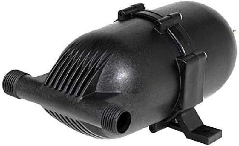Shurflo 182200 Accumulator Tank, 9.1" x 4.8" x 3.8", Black