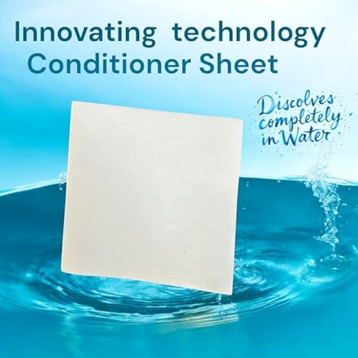 Ella Organics - 100% Dissolving Hair Conditioner Sheet and Packaging Biodegratable. (30sheets per Box) - Image 5