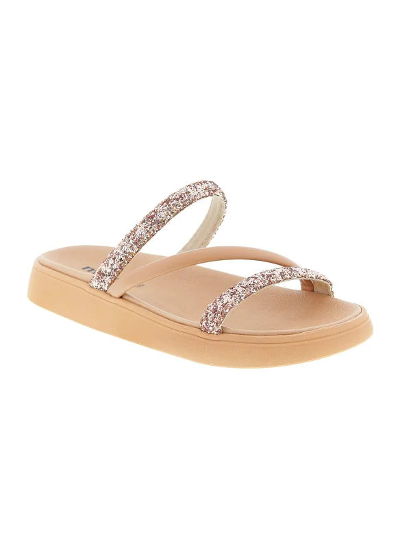 MOLECA Moleca Ladies Flat Sandals Pink | Made In Brazil