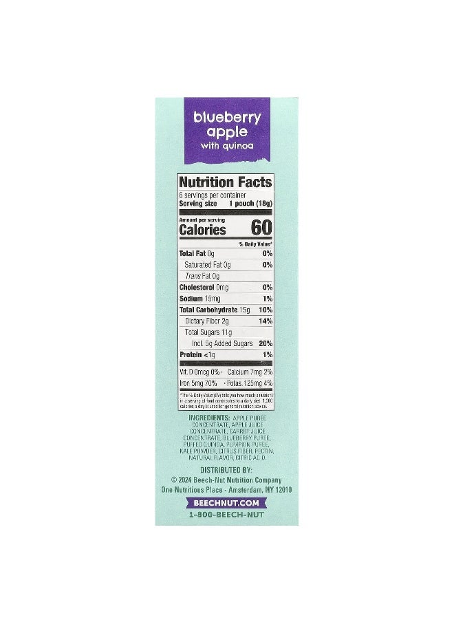 Beech-Nut Beech-Nut, Fruti Bites with Hidden Veggies, Variety Pack, 12 Packs, 0.63 oz (18 g) Each  - Image 3