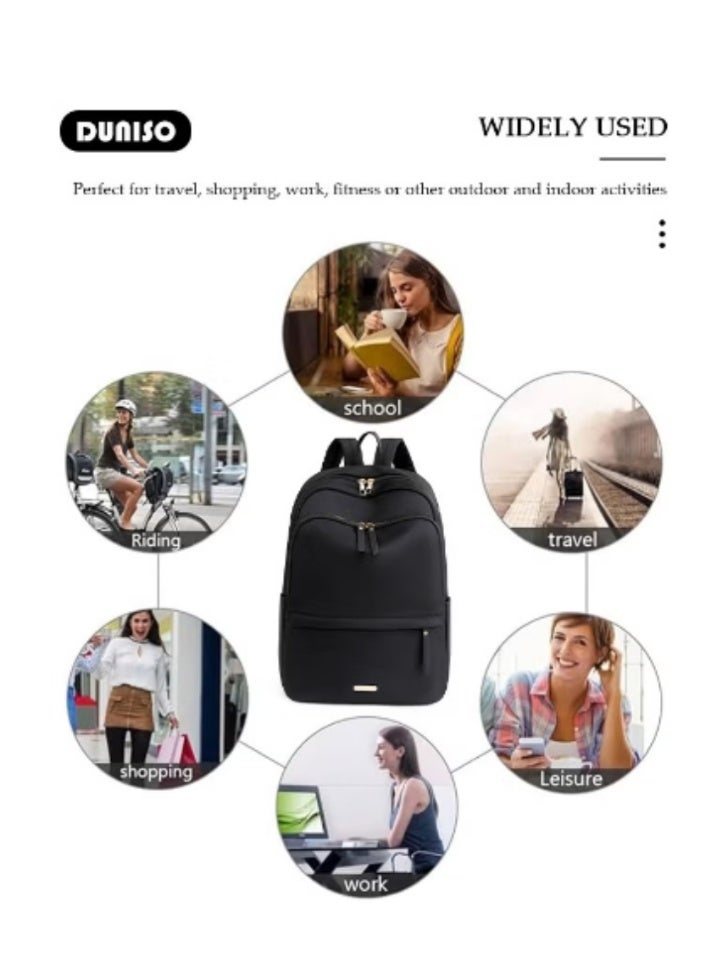 DUNISO New Women’s Minimalist Backpack | Sleek Design, Ideal for Daily Commute - Image 3