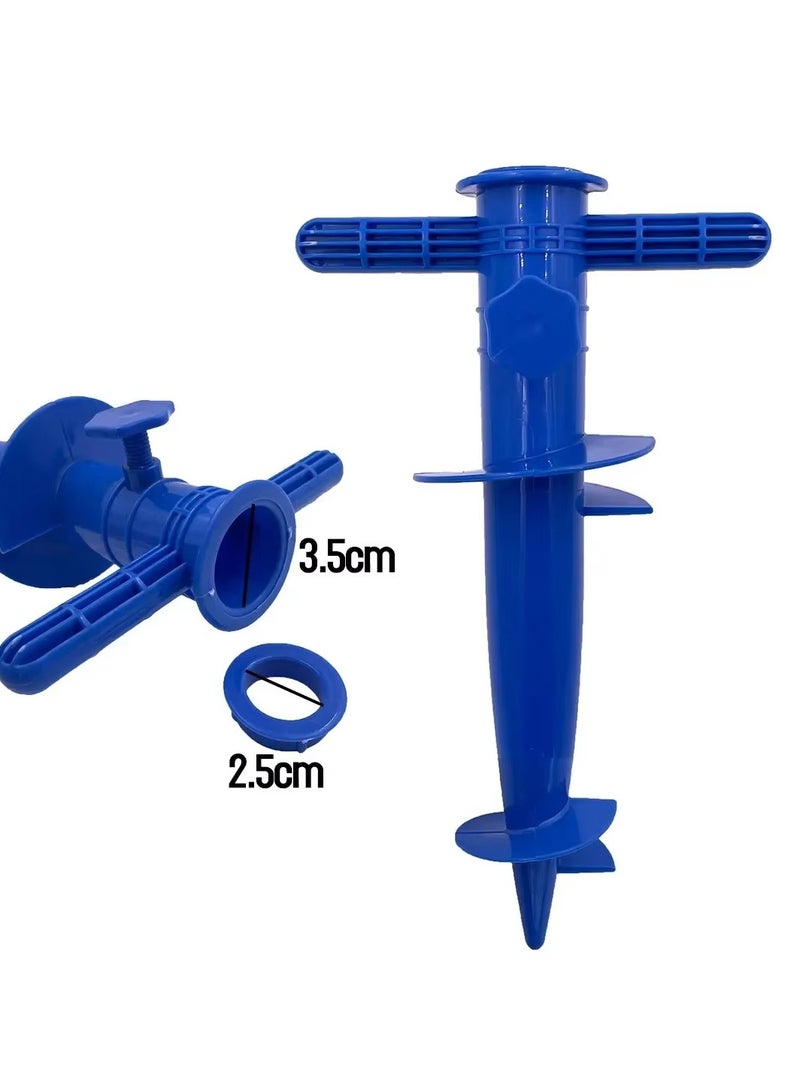 Fishing Parasol Multifunctional Plastic Foot Insert Outdoor Sun Umbrella Beach Base Fixed Umbrella Insert - Image 3