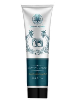Forest Essentials Shaving Cream Sandalwood & Orange Peel 60g  - Image 1