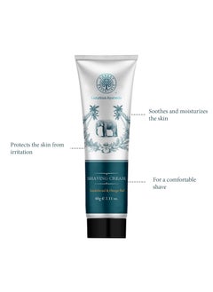 Forest Essentials Shaving Cream Sandalwood & Orange Peel 60g  - Image 2