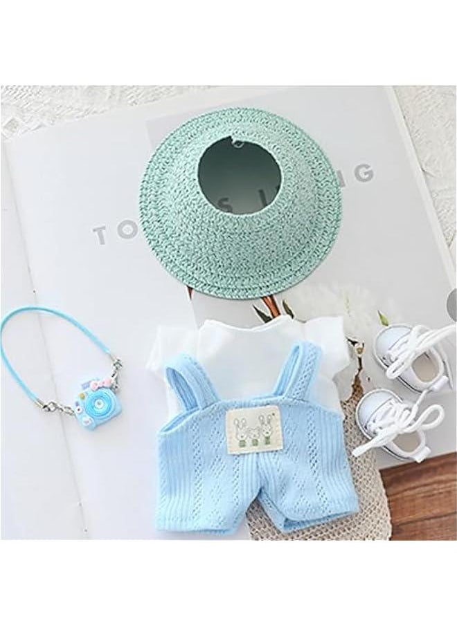 Arabest Labubu Clothes, Labubu Doll Accessories, Labubu Outfit Suit Set 5 Pieces Suitable for 15cm 17cm Doll, Styish Cool Clothes for Labubu Keychain,Labubu Dress-up Replacement NO Doll (Style 8)  - Image 3