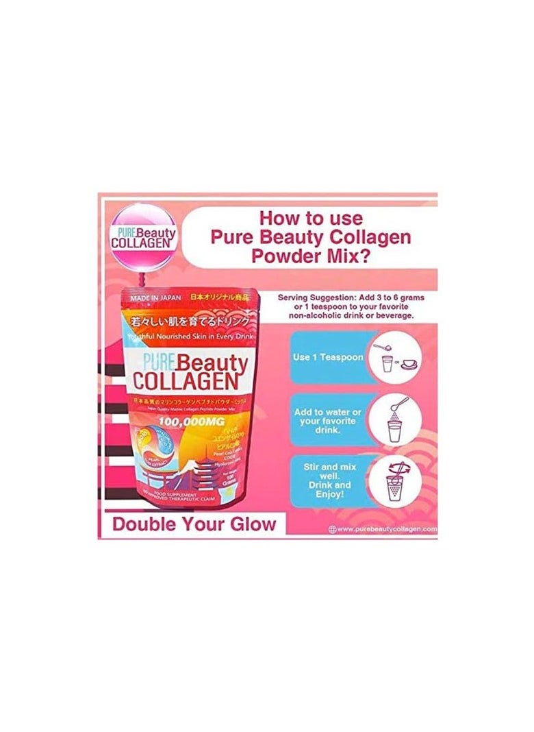 Collagen - Pure Beauty Collagen 100,000mg Collagen Powder Mix (30 days Supply) - Image 1
