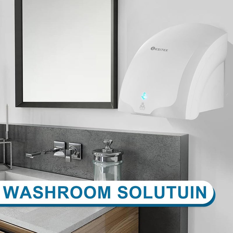 KSITEX Commercial Hand Dryer ABS 689 (White) - Image 2