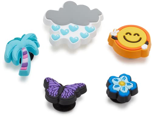 Crocs 5-Pack Nature Shoe Charms | Jibbitz, Chill Summer, One Size - Image 1