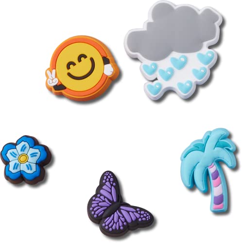 Crocs 5-Pack Nature Shoe Charms | Jibbitz, Chill Summer, One Size - Image 2