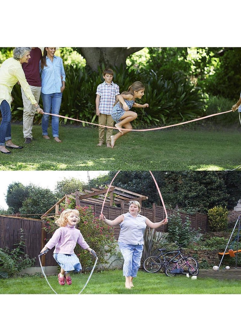 الكنز حبل القفز بالخرز الناعم 2 قطعة، حبل قفز بالخرز الناعم، حبل قفز بالخرز قابل للتعديل وخالٍ من التشابك مع مقبض ناعم غير قابل للانزلاق، حبل قابل للتعديل بطول 2.8 متر، حبل قفز بالخرز للأطفال، مناسب للرجال والنساء واللياقة البدنية للأطفال والتدريب (أخضر/أرجواني) - Image 5