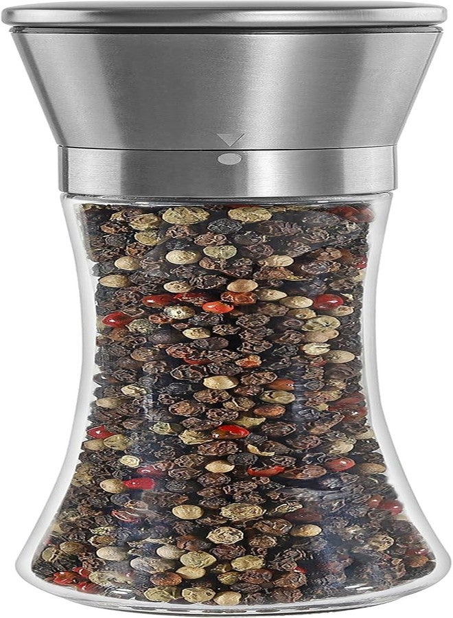 CircleJoy Pepper Grinder or Salt Grinder, Best Spice Mill with Ceramic Blades, Adjustable Coarseness, Black Pepper Mill Grinder Shaker Steel Lid (Big Pepper Mill - 1Pcs) - Image 1