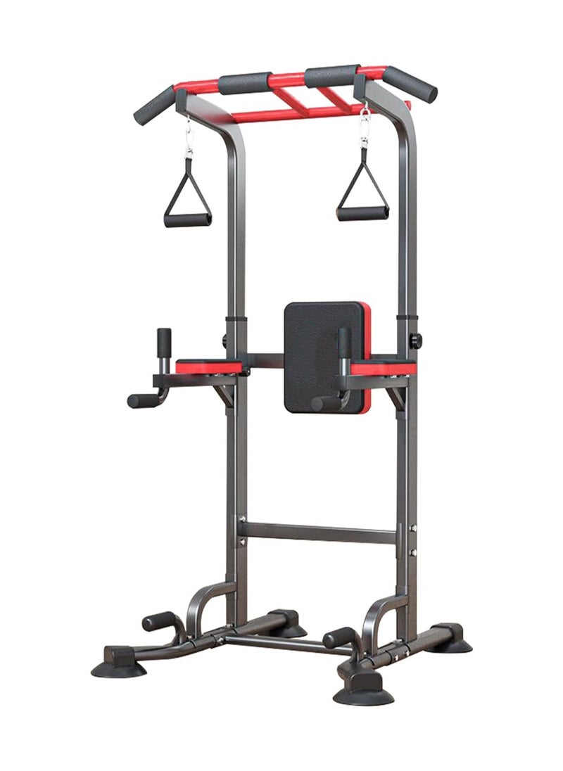 Rightsure Power Tower, Adjustable Multifunctional Pull Up Bar, Power Tower Exercise Station with Backrest and Rings, Home Gym Strength Training Fitness Equipment, Home Gym Equipment  - Image 1