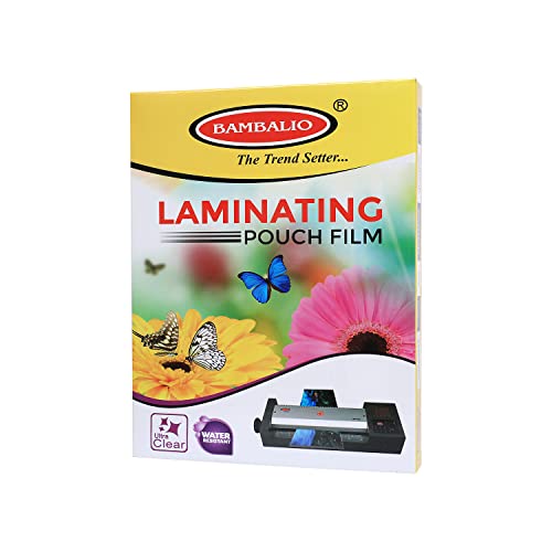 Bambalio Professional Thermal Laminating Pouch 180 X 230 mm(7"x 9") - 125 Microns /100 Sheets LAM-060 - Image 5