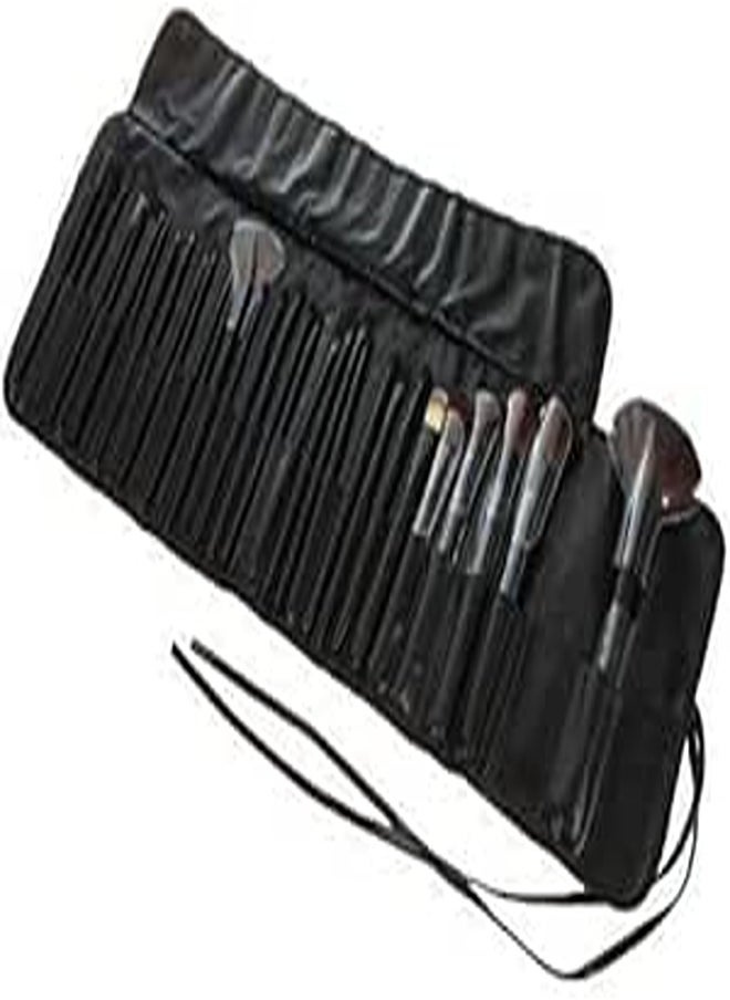 Generic Black 32pcs Cosmetic Makeup Brushes Set Brush Make up Tool Kit Case 