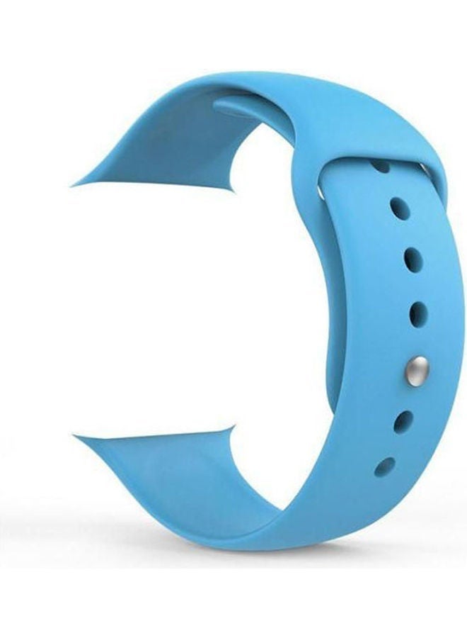 Loquat For Smart Watch Soft Silicone Band Blue