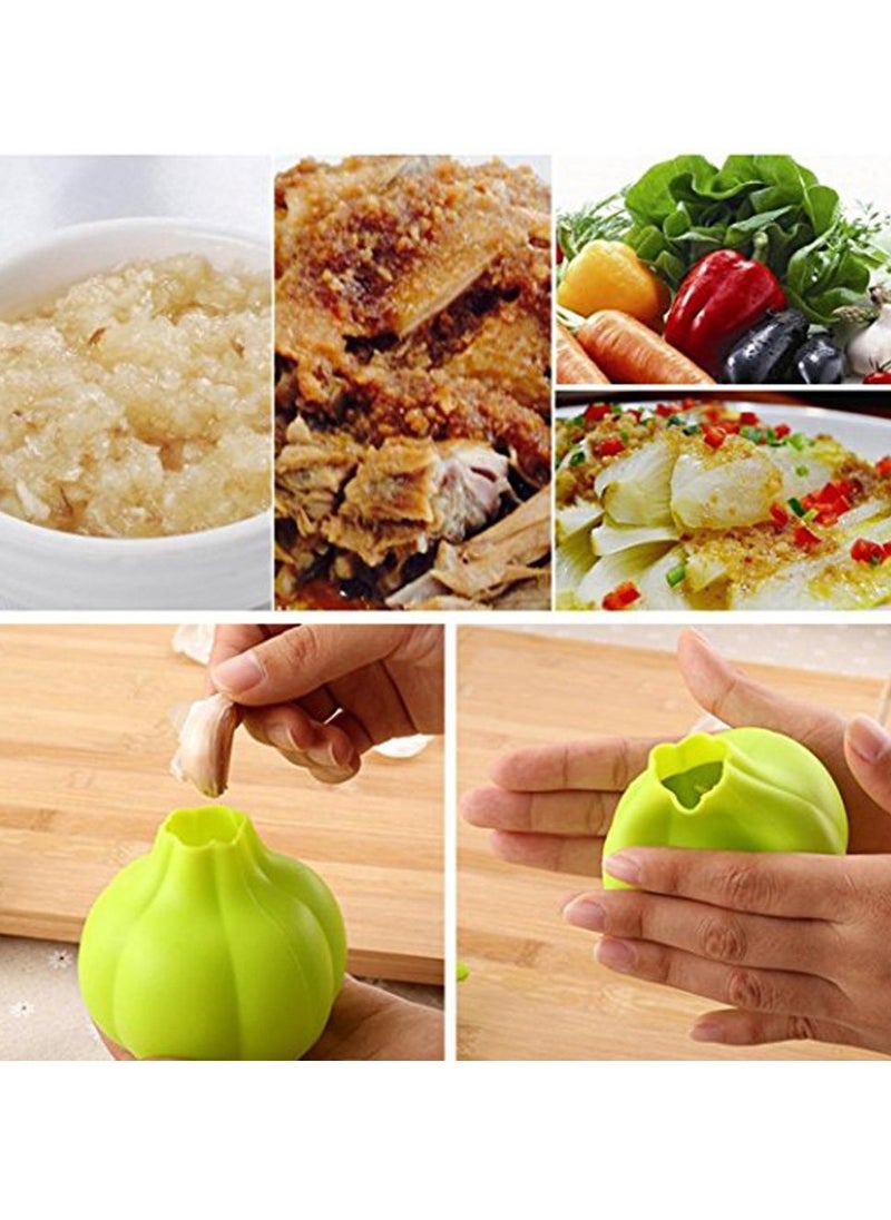 Kitchen Food Aid Garlic Ginger Master Box Plastic Stainless Steel Press Cutter Mincer Chopper Crusher Slicer Grater Grinder Twister Dicer Machine Silicone Peeler Gadget Green Tool Set - pzsku/Z0FD474BA95BA741E7F22Z/45/_/1700793525/baf9c14e-b511-4c2c-b313-87438d3f1fbf