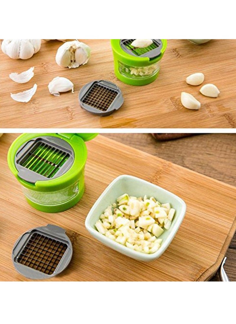 Kitchen Food Aid Garlic Ginger Master Box Plastic Stainless Steel Press Cutter Mincer Chopper Crusher Slicer Grater Grinder Twister Dicer Machine Silicone Peeler Gadget Green Tool Set - pzsku/Z0FD474BA95BA741E7F22Z/45/_/1700793525/c5ff9468-add7-4375-802a-56762dbbe437