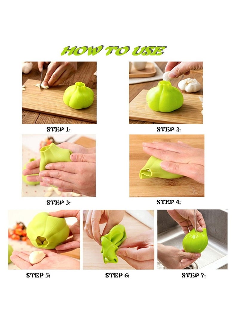 Kitchen Food Aid Garlic Ginger Master Box Plastic Stainless Steel Press Cutter Mincer Chopper Crusher Slicer Grater Grinder Twister Dicer Machine Silicone Peeler Gadget Green Tool Set - pzsku/Z0FD474BA95BA741E7F22Z/45/_/1700793527/fb5266e5-c744-4924-a30b-0b14a2e4fdc9