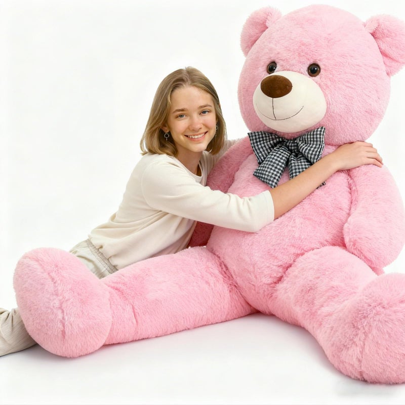 Toys Studio Misscindy Giant Teddy Bear Plush Stuffed Animals for Girlfriend or Kids 47 inch Pink - Image 2
