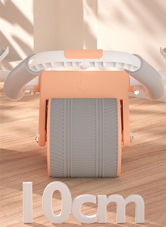 GROIC Ab Roller Wheel with Timer, Ab Abdominal Exercise Roller Elbow Support, Ab Workout Equipment for Core Strength Training, Automatic Rebound Abdominal Wheel Ab Machine for Core Workout - Image 4