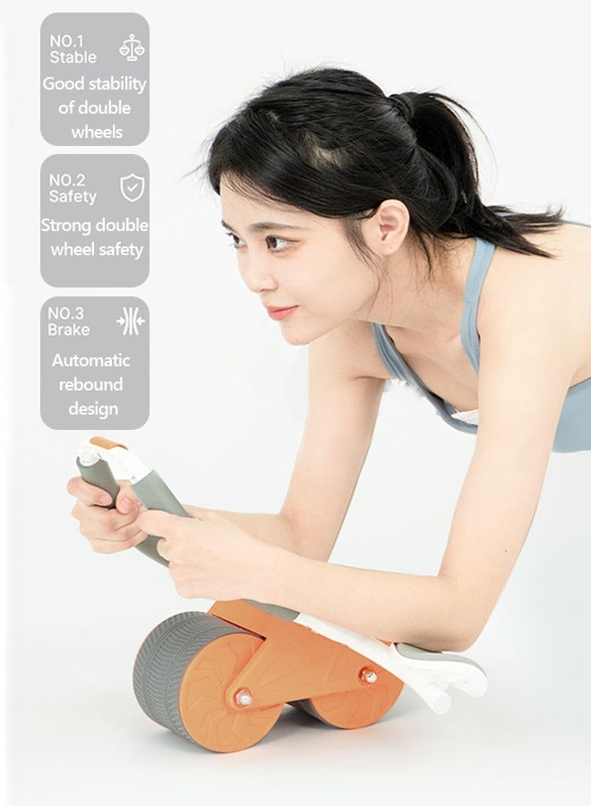 GROIC Ab Roller Wheel with Timer, Ab Abdominal Exercise Roller Elbow Support, Ab Workout Equipment for Core Strength Training, Automatic Rebound Abdominal Wheel Ab Machine for Core Workout - Image 5