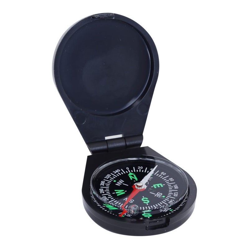 LABZIO 40mm Pocket Compass with Flip Lid for Hiking, Camping | Outdoor Survival | Compact, Portable Design with 360-degree Scale, Accurate Readings, Lightweight for Travel, Durable Black Plastic Case - Image 5