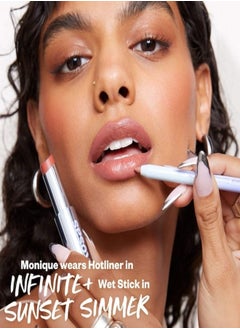 Kosas Kosas Hotliner Precise Contouring Lip Liner with Hyaluronic Acid - Infinite - Warm Pinky Brown 0.02 oz  - Image 3