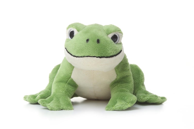 TAMMYFLYFLY Cute Realistic Green Frog Plush Toy Green Frog Stuffed Animal Lifelike Animal Doll 15cm - Image 1