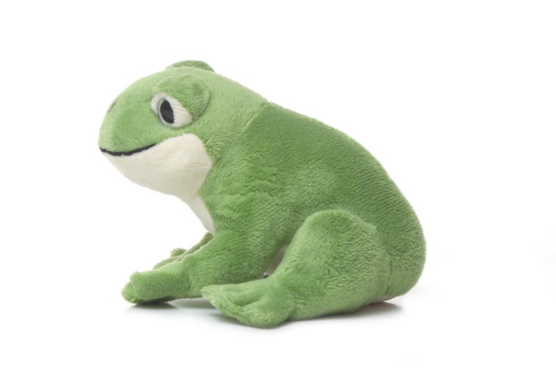 TAMMYFLYFLY Cute Realistic Green Frog Plush Toy Green Frog Stuffed Animal Lifelike Animal Doll 15cm - Image 3