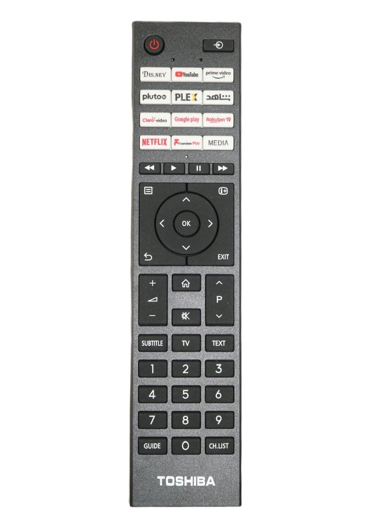 Toshiba Smart TV Remote - CT-95704 Replacement Remote Control For Toshiba 4K LED LCD Smart TV