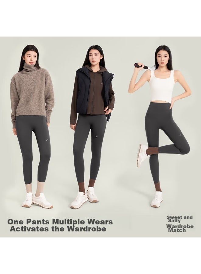 Vvc Shark Leggings For Women, Outer Wear, Autumn And Winter, Tummy Control Lifting, Base Layer Pants, Yoga Pants, Antibacterial Shaping Pants, Starry Gray, Size M - Image 5