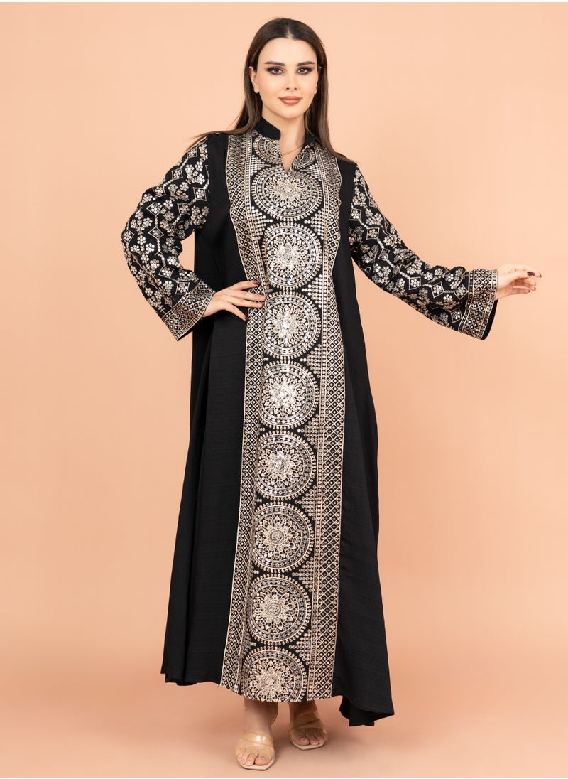 Modern Embroidered Jalabiya IK2023 Black - pzsku/Z0FD51C1333AA11DBAF11Z/45/_/1740904263/088b5640-0914-42ea-8334-d19c72adb3a4