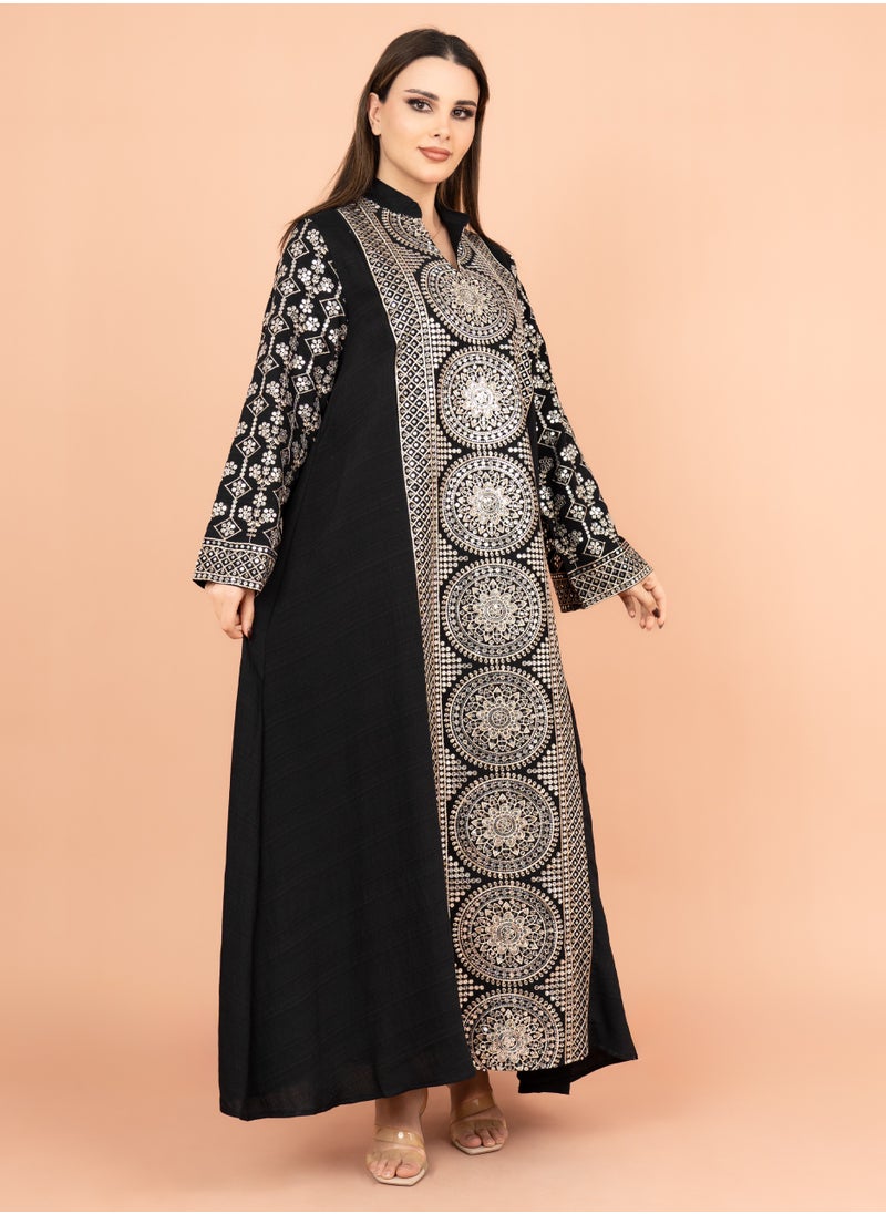 Modern Embroidered Jalabiya IK2023 Black - pzsku/Z0FD51C1333AA11DBAF11Z/45/_/1740904283/7bcda345-3ac7-440d-8af6-dbc1a93342ea