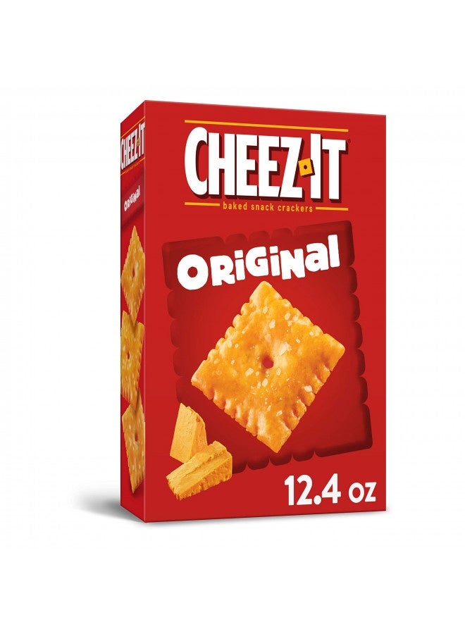 Cheez-It Baked Snack Cheese Crackers, Original, 12.4 Oz Box  - Image 5