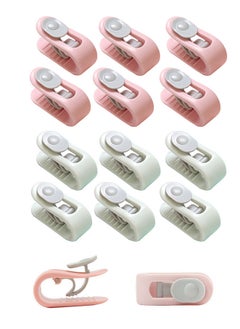 Generic 12-Piece Duvet Cover Clips Quilt Sheet Holder Comforter Fasteners Grippers No Pins Safety  - Image 1