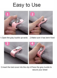 Generic 12-Piece Duvet Cover Clips Quilt Sheet Holder Comforter Fasteners Grippers No Pins Safety  - Image 5