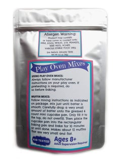 Play Oven Mixes Children Easy To Bake Oven Mixes Play Toy Real 4 Muffin Super Pack Refill Kit Apple Cinnamon Blueberry Chocolate Chip Strawberry Ultimate Set Cooking Baking Supplies Net Wt 4.0 Oz  - Image 5