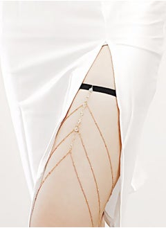 abeigu Gold Thigh Chain Leg Jewelry for Women Perfect for Night Out and Beach  - Image 3